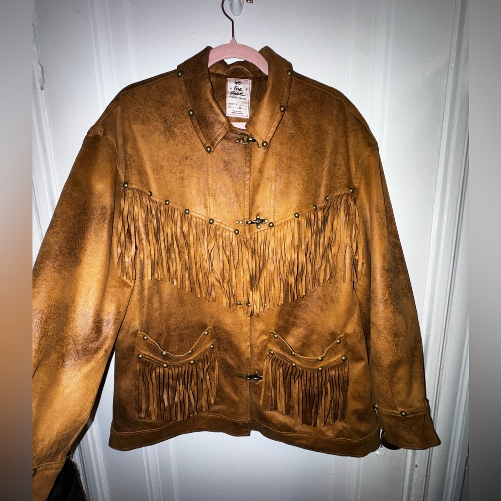 NWOT - Free People Vegan Leather Jacket